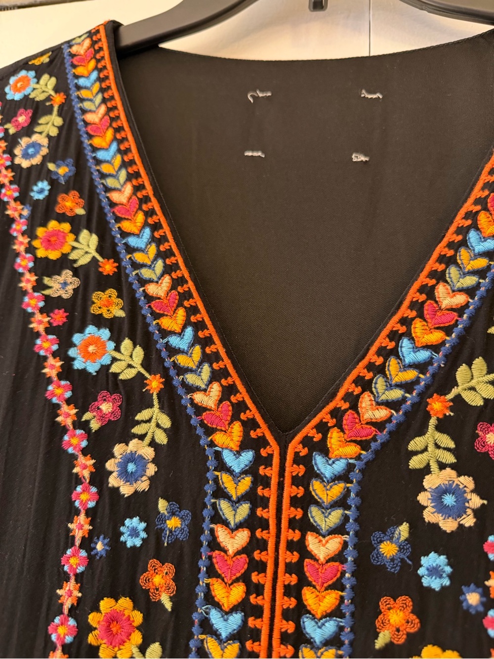 NWOT Savanna Jane Embroidered Boho Tunic, Dress, or Swimsuit Coverup 2X - Picture 2 of 5